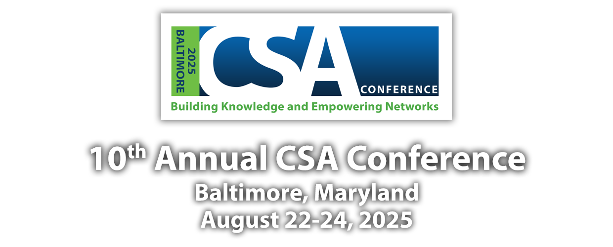 10th Annual CSA Conference | Baltimore, Maryland | August 22-24, 2025